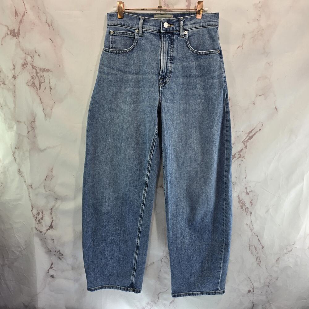 Everlane Jeans Womens 28 X 29 Way High Barrel Balloon Denim Light Wash